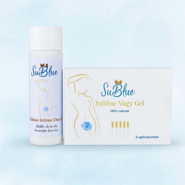 El Combo Intimate Care de SuBlue ✨💙está diseñado para el cuidado y la salud íntima femenina, combinando el poder limpiador del Jabón Íntimo Diario con la acción reparadora y equilibrante de los óvulos Sublue Vagy Gel.

Su fórmula 100% natural ayuda a regular el pH vaginal, prevenir infecciones, controlar malos olores y mantener la frescura diaria, ofreciendo una protección completa y delicada.