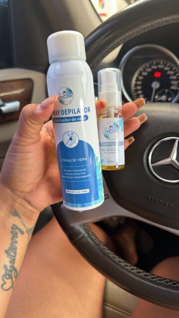 Vello fuera, piel suave ✨💙
Con nuestro Spray Depilador SuBlue puedes lograr una depilación rápida y práctica desde cualquier lugar sin complicarte.