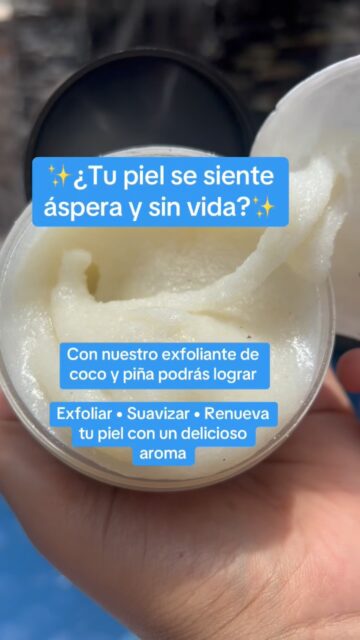 Piel suave + aroma tropical = obsesión 🥥✨

#sublue #alofoke #exfoliantecorporal