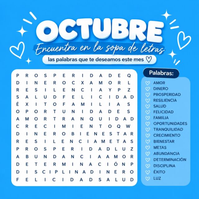 Las primeras palabras que encuentres definirán tus mes! ✨

Déjamela saber en los comentarios 👀💙